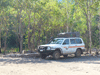 A Britz 4WD selfdrive hire stopped at jim Jim Gorge carpark in Kakadu National Park and the folks made the walk of 900m to the plunge pool and beach pools at the end of the walk. The walk itself is just as rewarding as the pools.